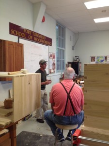 Jim Tolpin dropped by at lunch one day to give a bonus lecture on the "By Hand and By Eye" subject matter. I've decided that Jim Tolpin is kind of like Obi Wan Kenobi (from A New Hope naturally).